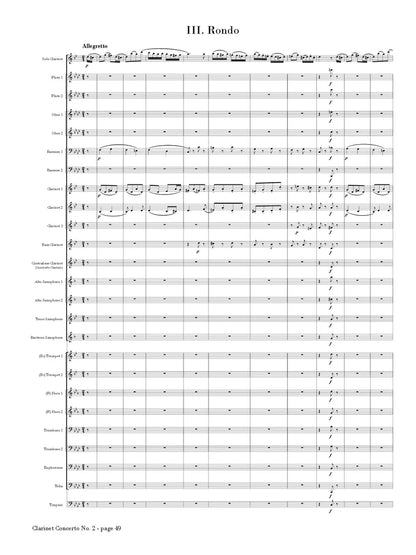 Crusell (arr. Johnston) - Concerto No. 2, Op. 5 (Solo Clarinet and Concert band)