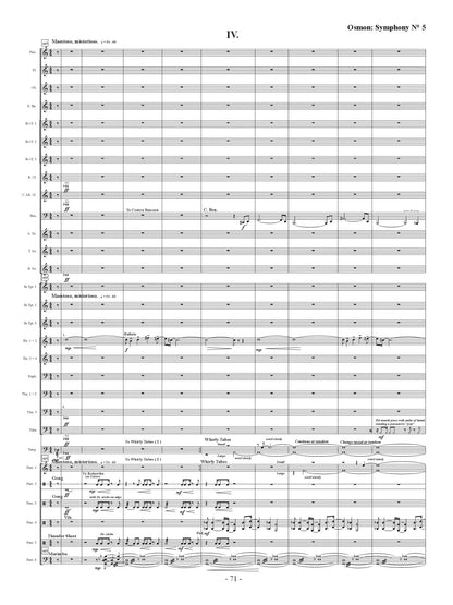 Osmon - Symphony No. 5 for Symphonic Band