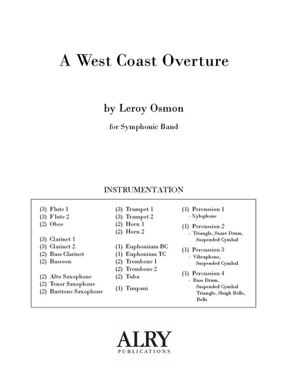 Osmon - A West Coast Overture (Symphonic Band)
