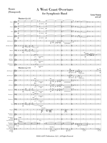 Osmon - A West Coast Overture (Symphonic Band)