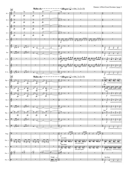 Osmon - A West Coast Overture (Symphonic Band)