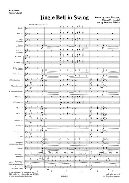 Fukuda - Jingle Bells in Swing for Wind Band