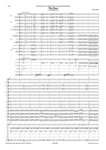 Toda - The Door for Small Wind Band