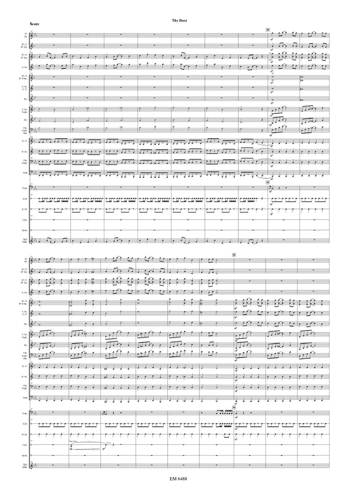 Toda - The Door for Small Wind Band