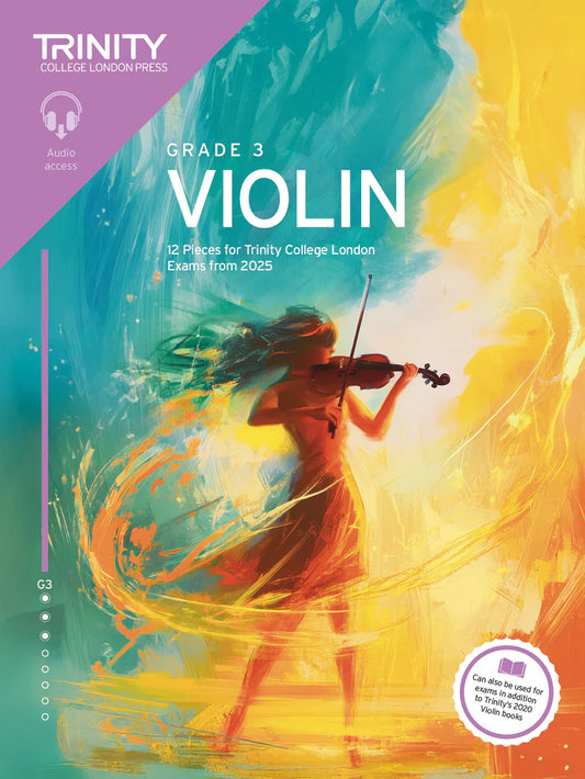Trinity Violin from 2025 Grade 3 Book with Online Audio
