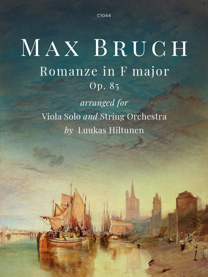 Max Bruch arr. Luukas Hiltunen - Romanze in F major, Op. 85 for Viola and string orchestra - Digital Download
