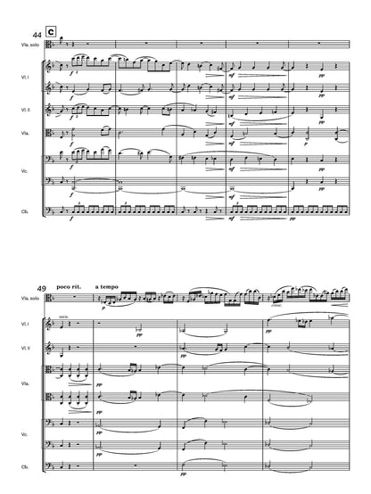 Max Bruch arr. Luukas Hiltunen - Romanze in F major, Op. 85 for Viola and string orchestra - Digital Download