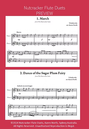 North - Nutcracker flute duet