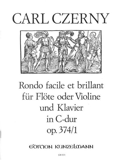 Czerny, Carl - Rondo Facile Brilliant  C major Op 374 N0 1,