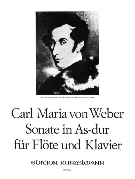 Weber, C M V - Sonata for flute