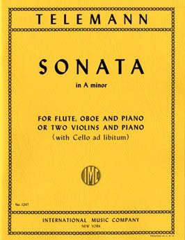 Telemann - Sonata in A minor for Flute, Oboe, and cello