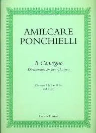 Ponchielli, Amilcare - Il Convegno Divertimento for two clarinets and piano