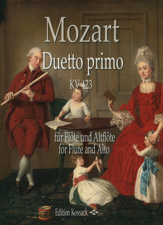 Mozart, W.A. Duetto primo KV 423 - duet for flute and alto flute