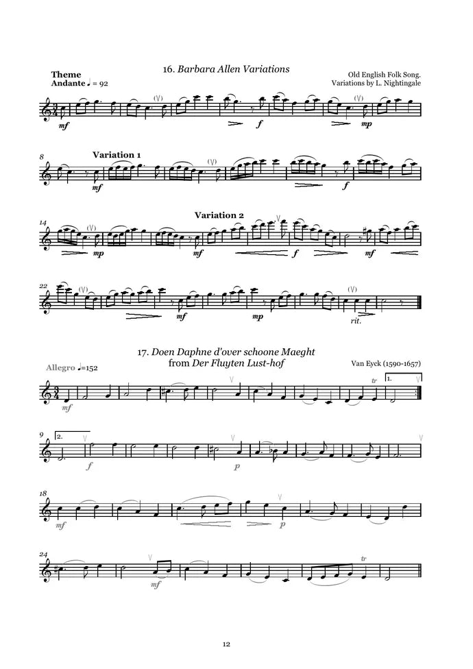 Fluteworthy - 99 Solos and Studies for Flute