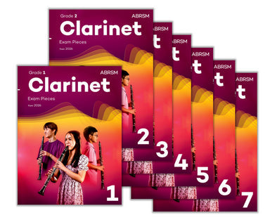 ABRSM Clarinet Exam Pieces from 2026 Teachers Pack (15% Discount applied at checkout)