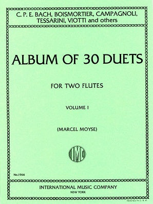 Album of 30 Duets Volume I ed M Moyse