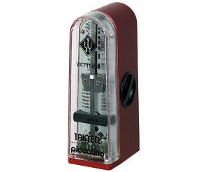 Wittner "Piccolino" Metronome. Without bell. Similar to Super Mini but with inbuilt winding key and curved top.