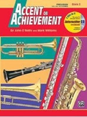 Accent on Achievement Bk 2 Percussion Bk/Cd