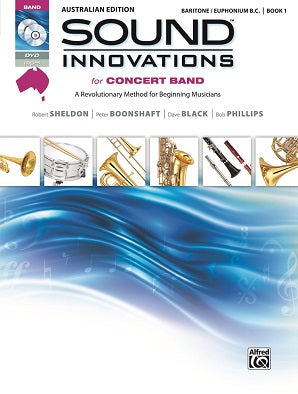 Sound Innovations Baritone Bass Clef Bk 1 Bk/DVD Australian Version