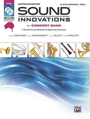Sound Innovations Alto Sax Bk 1 Bk/DVD Australian Version