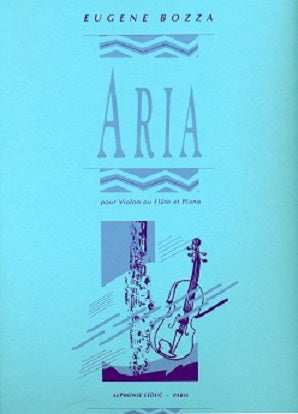 Bozza, E - Aria for flute (or violin) and piano (Leduc)