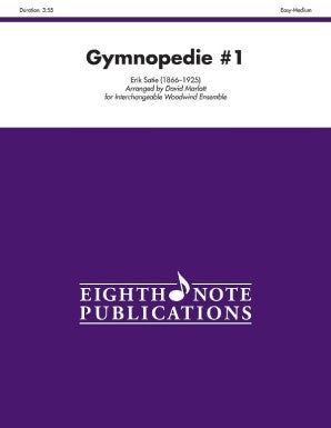 Satie Erik- Gymnopedie #1 Flexible Woodwind Ensemble