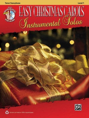 Easy Christmas Carols Instrumental Solos Tenor Sax Bk/CD