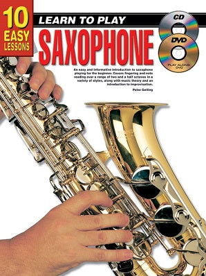 Gelling - Peter - 10 Easy Lessons Learn To Play Saxophone Bk/CD/DVD