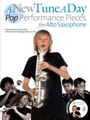 A New Tune a Day Pop Performance Pieces Alto Sax Book/CD