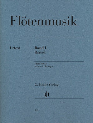Flute Music Volume 1 Baroque Period