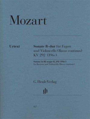 Sonata in B flat Major K 292, Mozart