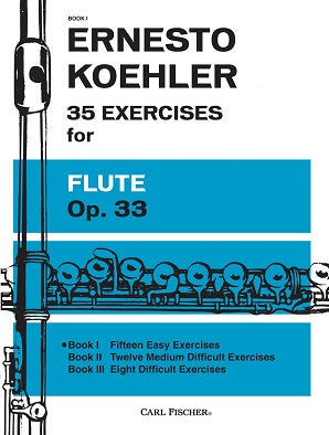 35 Exercises for Flute Op 33 Book 1 Nos 1-15