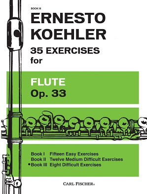 35 Exercises for Flute Op 33 Book 3 No 28-35