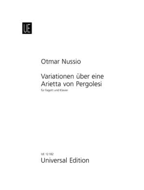Variations on an Arietta by Pergolesi (Otmar Nussio)