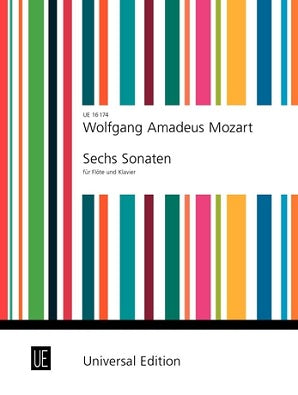 Mozart W,A -  Six Sonatas for Flute and Piano Volume 1