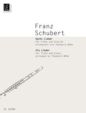 Schubert, Franz - Six Lieder for Flute and Piano (Universal)
