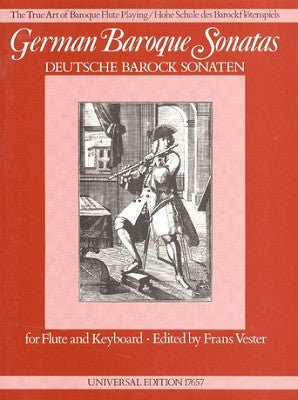 German Baroque Sonatas for Flute and Keyboard Ed Vester (Universal)