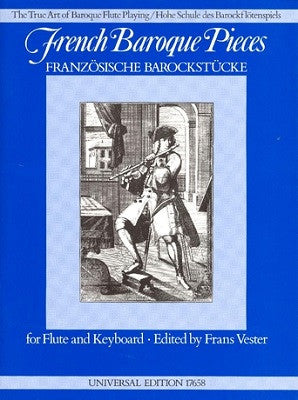 French Baroque Pieces for Flute and Keyboard Ed Vester (Universal)