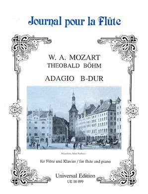 Mozart, WA - Adagio In Bb Major K 332 for Flute and Piano