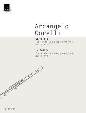 Corelli Arcangelo - La Follia For Flute and Basso Continuo Op 5 No 12