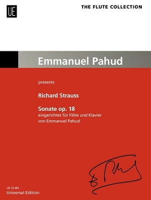 Strauss Richard - Violin Sonata Op 18 arranged for Flute and Piano