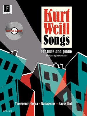Kurt Weill Songs for Flute Book/CD (Universal)
