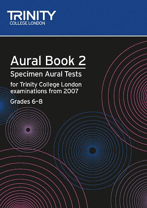 Trinity Aural Tests from 2007 Grades 6-8 Book/CD