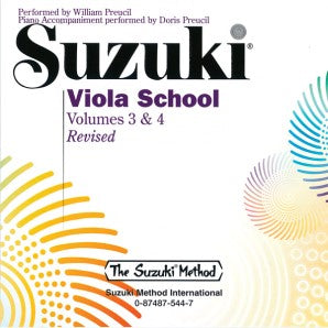 Suzuki Viola School Volume 3 & 4 CD