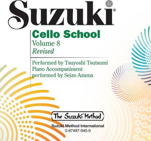 Suzuki Cello School Volume 8 CD
