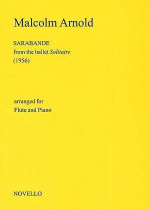 Arnold, M - Sarabande for Flute and Piano