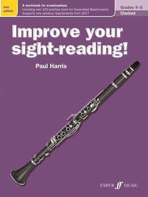 Harris , Paul Improve your Sight Reading Clarinet Grades 4-5
