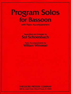 Program Solos for Bassoon With Piano Accompaniment