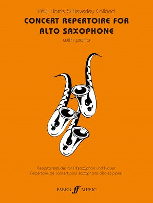 Concert Repertoire for Alto Saxophone - Sax/Piano