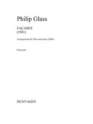 Glass, P - Facades for Flute and Piano